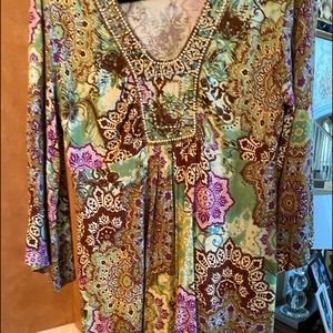 Joyous & free boho style dress large